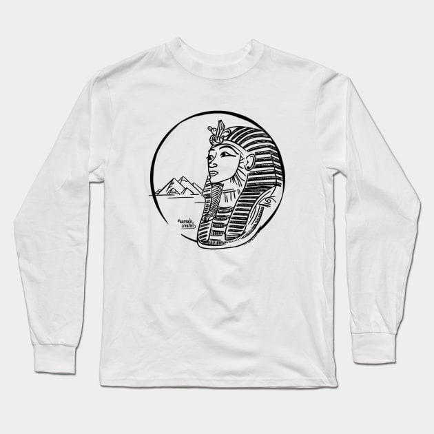 Egypt: Tomb of Tut Ankh Amun Long Sleeve T-Shirt by Aurealis